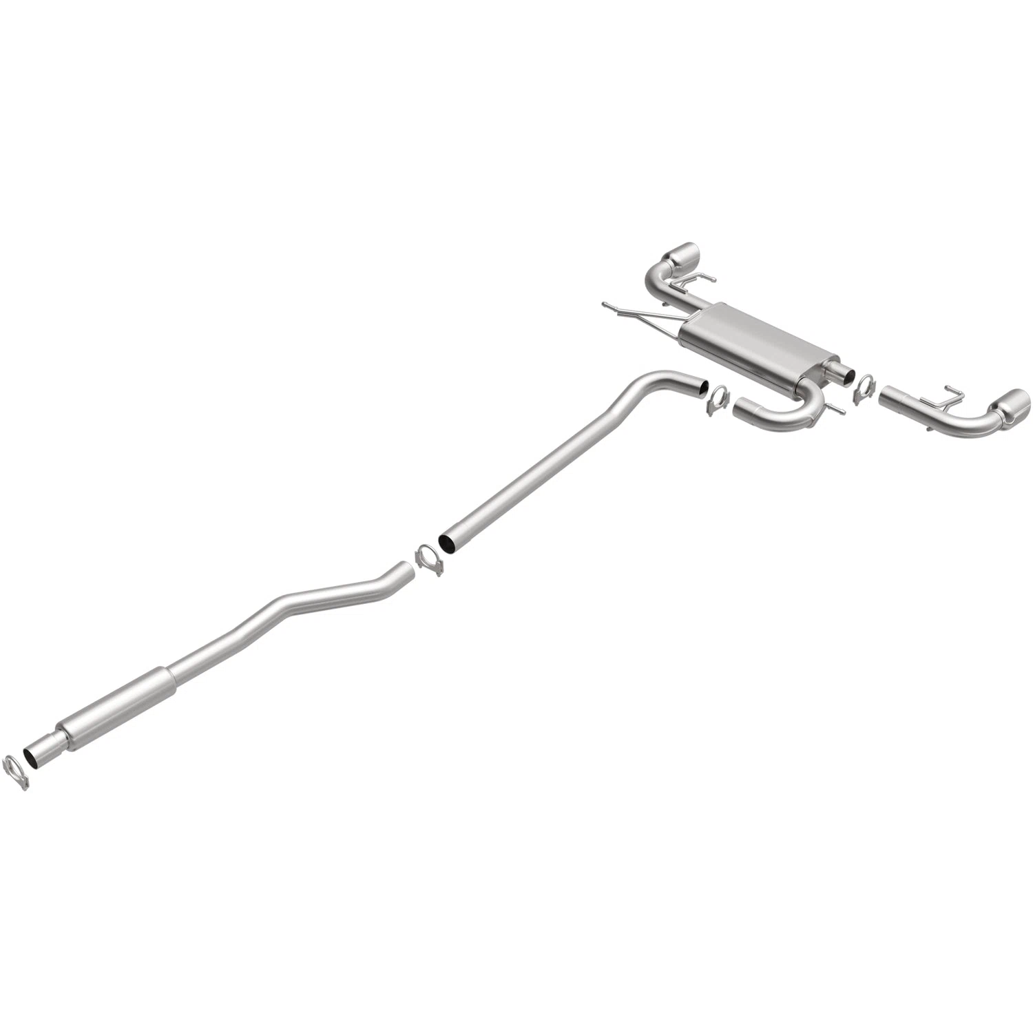 Fits 2014-2017 Mazda 6 2.5L Direct-Fit Replacement Exhaust System 106-0823